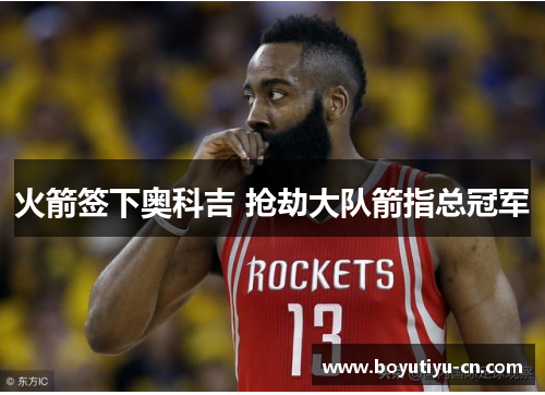 火箭签下奥科吉 抢劫大队箭指总冠军